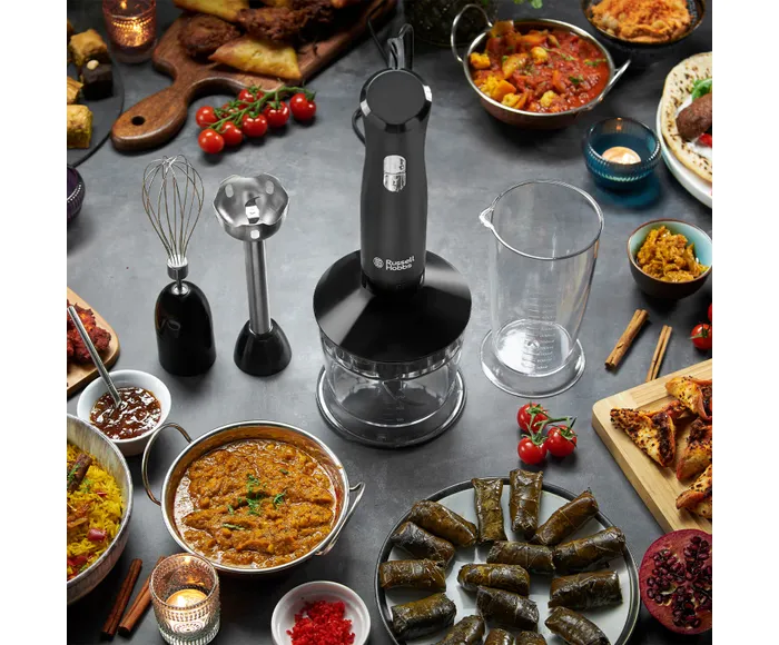 Russell Hobbs Desire Matte Black 3 in 1 Hand Blender