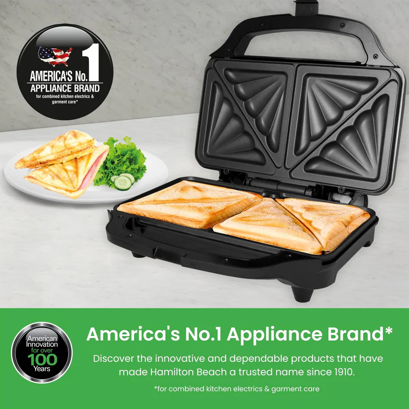 Hamilton Beach 2 Slice Deep Fill Sandwich Maker