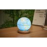 Gingko Atlas Globe Light Large Sky Blue White Ash