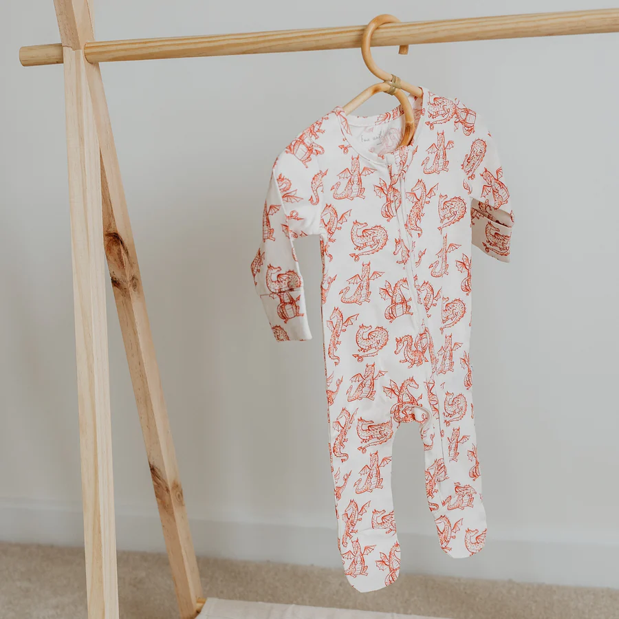 Fox and Lottie Dragon Sleepsuit