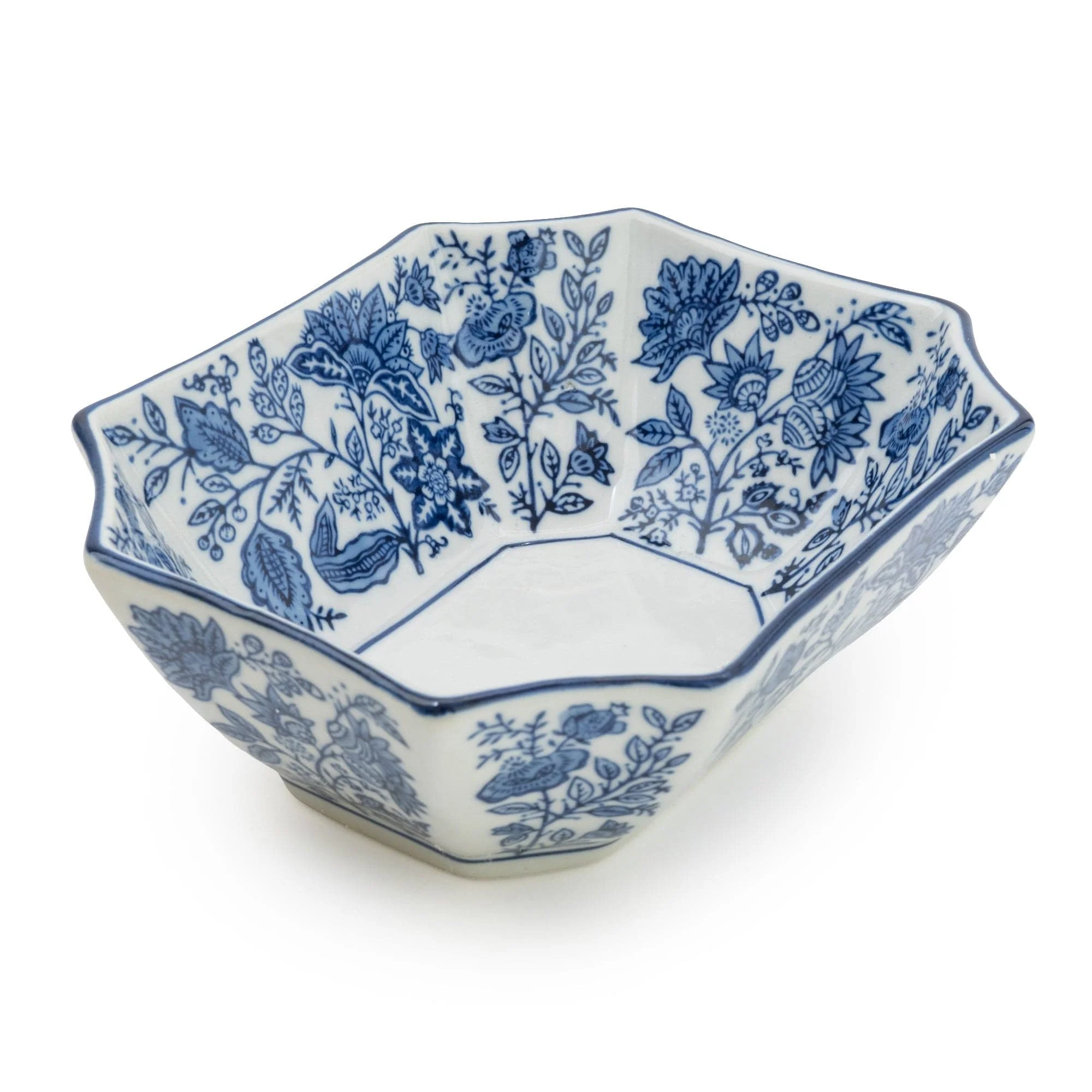 Sumatra Rectangular Bowl Blue/White