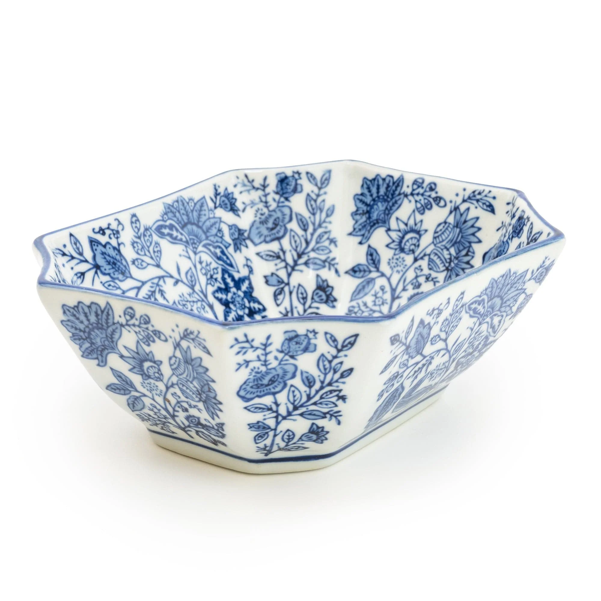 Sumatra Rectangular Bowl Blue/White