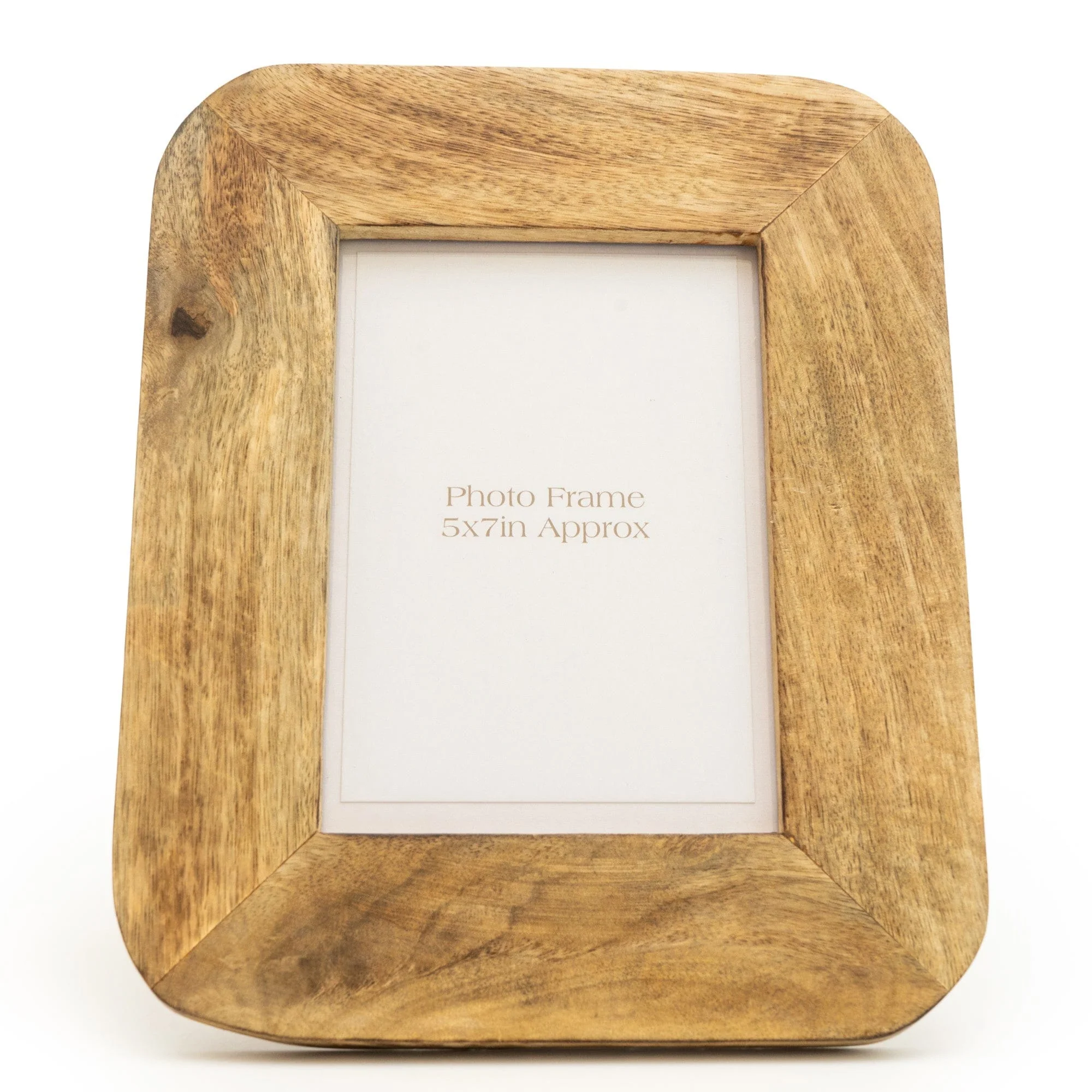 Natural Photo Frame Mango Wood