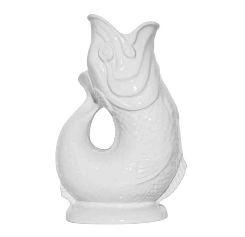 Gluggle Jug White Pitcher XL