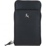 Ashwood Leather Luxury Crossbody Phone Bag Black X-31