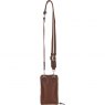 Ashwood Leather Luxury Crossbody Phone Bag Tan X-31