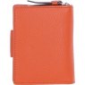 Ashwood Leather RFID Purse with Zip and Stud Closure Orange X-30