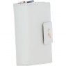Ashwood Leather RFID Purse with Zip and Stud Closure White X-30