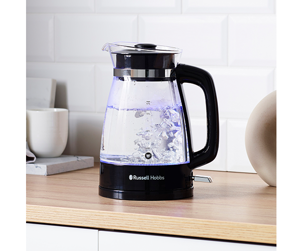 Russell Hobbs Classic Glass Kettle - Black