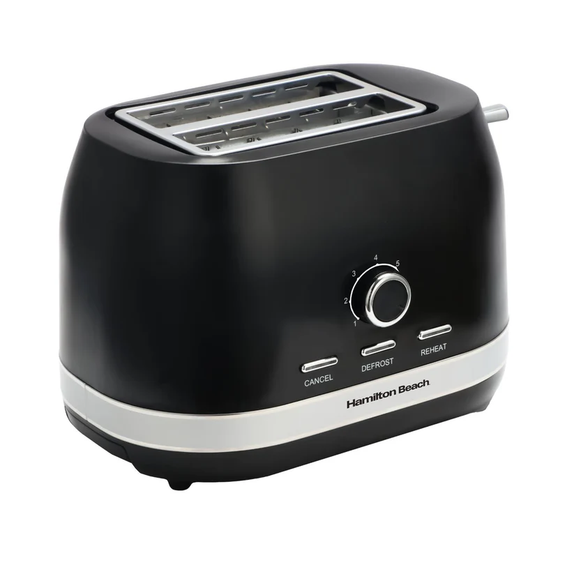 Hamilton Beach Ella 2 Slice Matte Black Toaster