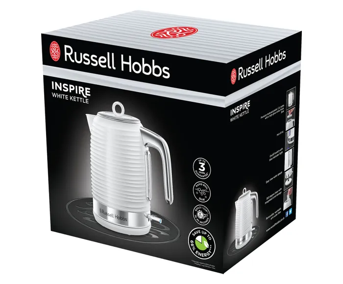 Russell Hobbs Inspire White Kettle