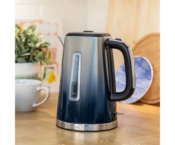 Russell Hobbs Luna Eclipse Midnight Blue Quiet Boil Kettle