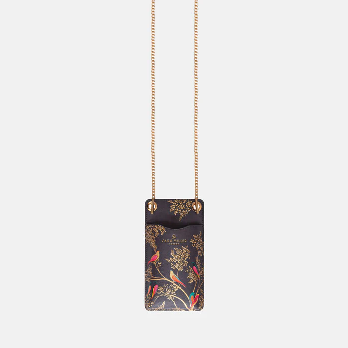 Sara Miller Phone Pouch - Smokey Birds