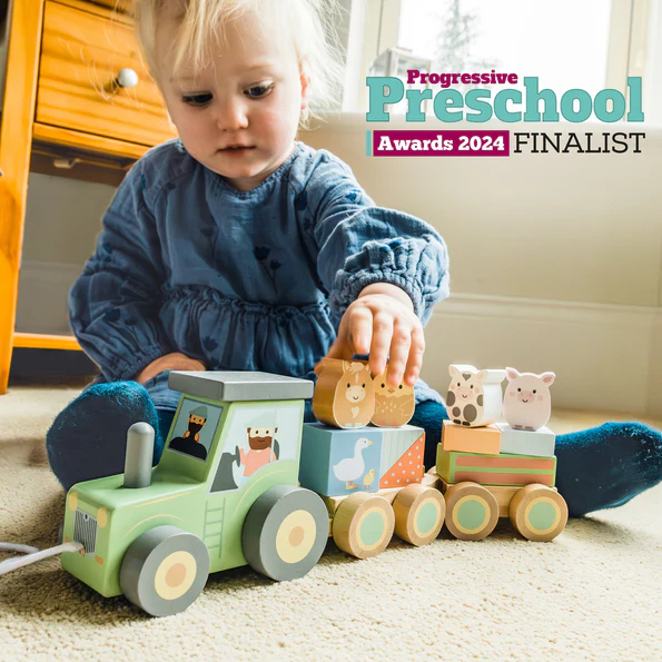Orange Tree Toys Farmyard Puzzle Tractor