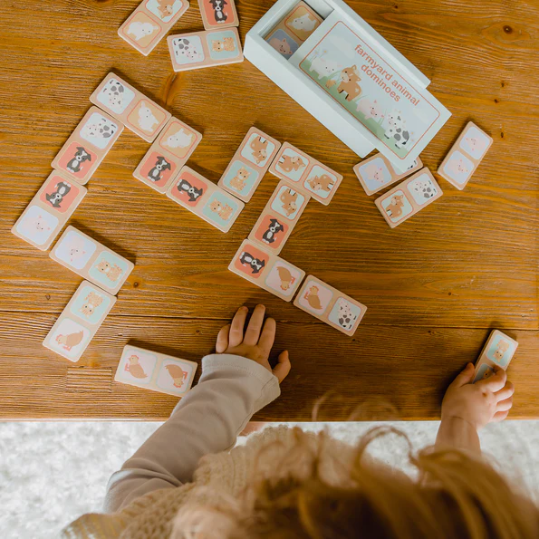 Orange Tree Toys Farmyard Animal Dominoes