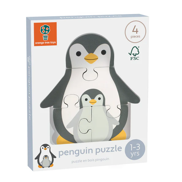 Orange Tree Toys Penguins Wooden Puzzle
