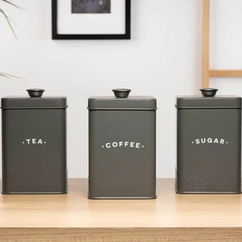 Artisan Street Coffee Storage Canister - Smoke
