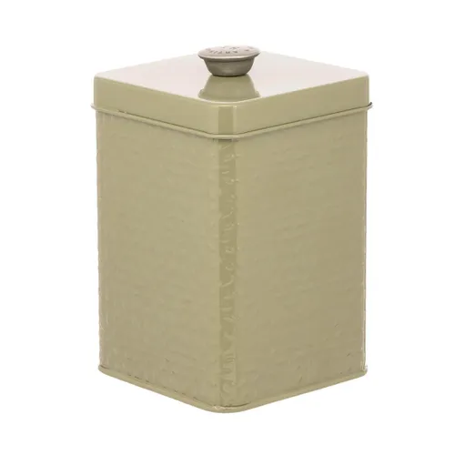 Artisan Street Embossed Canister - Moss