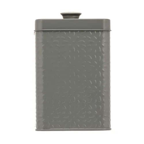 Artisan Street Embossed Storage Canister - Smoke