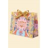 Powder Large Quilted Washbag - Impressionist Floral Mustard