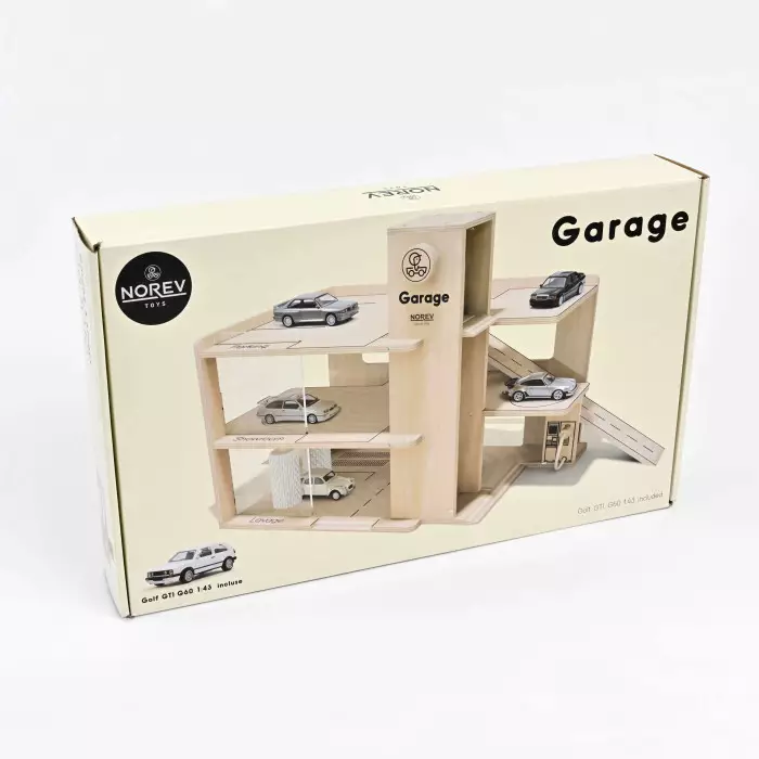 Norev Three Storey Garage In Wood