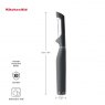 Kitchen Craft KitchenAid Soft Grip Euro Peeler - Charcoal Grey
