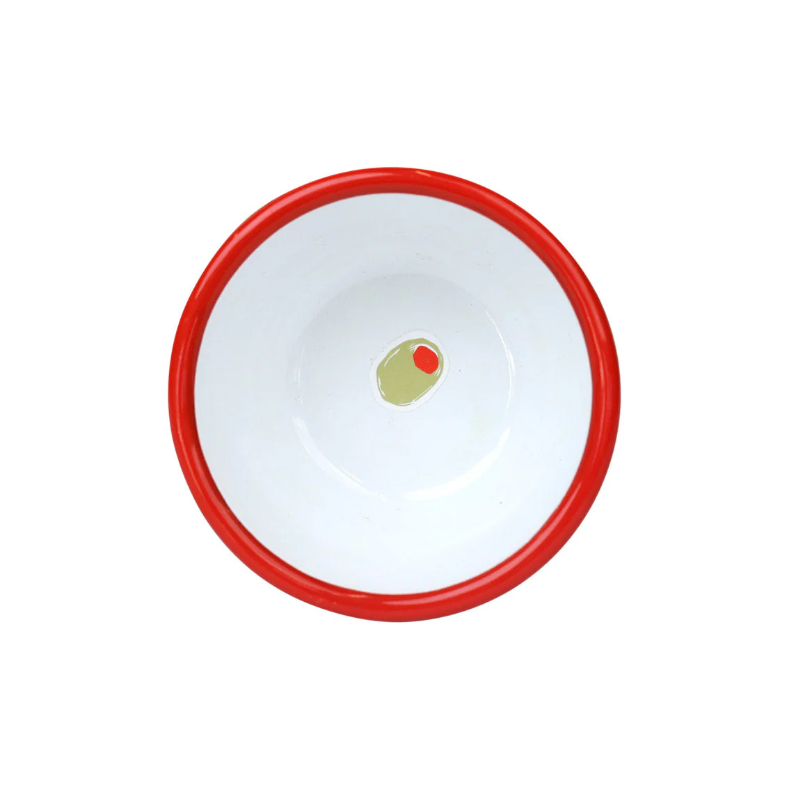 Talking Tables Bon Appetit Enamel Bowl Olive 10cm