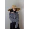 Oats & Rice Bronte Spindle-shaped Knitted Cashmere Scarf Ebony Black