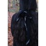 Oats & Rice Bronte Spindle-shaped Knitted Cashmere Scarf Ebony Black
