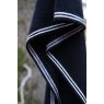 Oats & Rice Bronte Spindle-shaped Knitted Cashmere Scarf Ebony Black