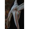 Oats & Rice Bronte Spindle-shaped Knitted Cashmere Scarf Cotton White