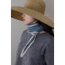 Oats & Rice Austen Spindle-shaped Knitted Cashmere Scarf Air Force Blue