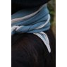 Oats & Rice Austen Spindle-shaped Knitted Cashmere Scarf Air Force Blue
