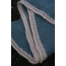 Oats & Rice Austen Spindle-shaped Knitted Cashmere Scarf Air Force Blue