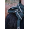 Oats & Rice Austen Spindle-shaped Knitted Cashmere Scarf Emerald Green
