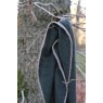 Oats & Rice Austen Spindle-shaped Knitted Cashmere Scarf Emerald Green