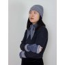 Oats & Rice Seafarer Cashmere Ribbed Beanie Navy