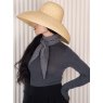 Oats & Rice Sailor Cashmere Rib Neck Scarf Grey