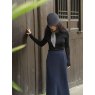 Oats & Rice Sailor Cashmere Rib Neck Scarf Grey