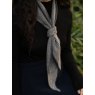 Oats & Rice Sailor Cashmere Rib Neck Scarf Grey