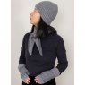 Oats & Rice Sailor Cashmere Rib Neck Scarf Grey
