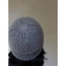 Oats & Rice Seafarer Cashmere Ribbed Beanie Grey