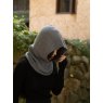 Oats & Rice Cashmere Rolled Edge Balaclava Charcoal