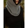 Oats & Rice Cashmere Rolled Edge Balaclava Charcoal