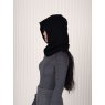 Oats & Rice Cashmere Rolled Edge Balaclava Black