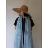 Oats & Rice Strokes Print Cashmere Sarong Mint Blue