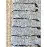 Oats & Rice Seedling Cashmere Scarf Pewter
