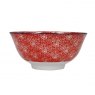 KitchenCraft Bowls Set of 4 - Red and Black Design