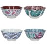 KitchenCraft Bowls Set of 4 'Vibrance' Design