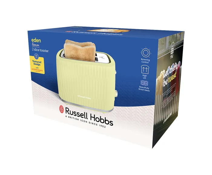 Russell Hobbs Russell Hobbs Eden 2 Slice Toaster - Lemon